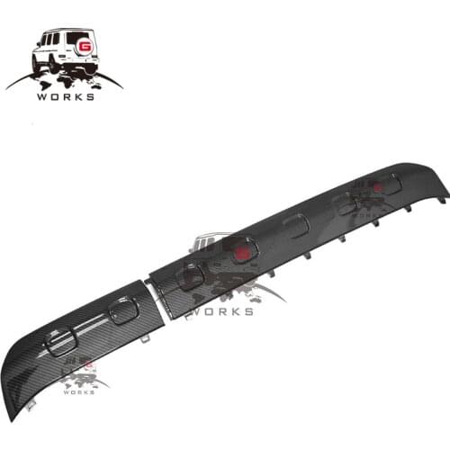 G class W464 G63 front bumper carbon trims for replacing the silver plates 2019y in carbon fiber