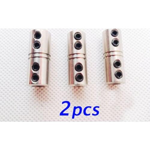 2pcs 5-4.76mm/5mm-4mm Flexible Soft Shaft Coupling Shaft Fasten Super High Precision Connector for RC Boat E36 Model