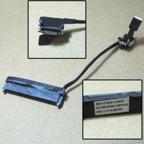 HDD Connector Cable For HP pavilion DV6-6000 DV7-6000 DV7T-6000 laptop SATA Hard Drive HDD SSD Replacement wire PN:6017B0309001