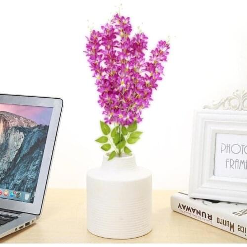 Artificial Dried Lilac Flowers Wall Hanging Bunch Wedding Party Home Decor