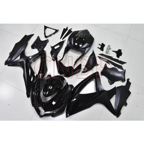 Abs Fairing GSXR600 2008 - 2010 K8 Black Fairings GSXR 600 09 10 Fairing Kits GSX R 600 2008 no paint