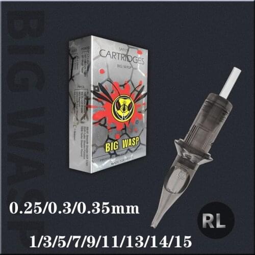 Disposable Box Of 20pcs Sterile Tattoo Cartridge Needles For Tattoo Rotary Pen Round Liner Supplies