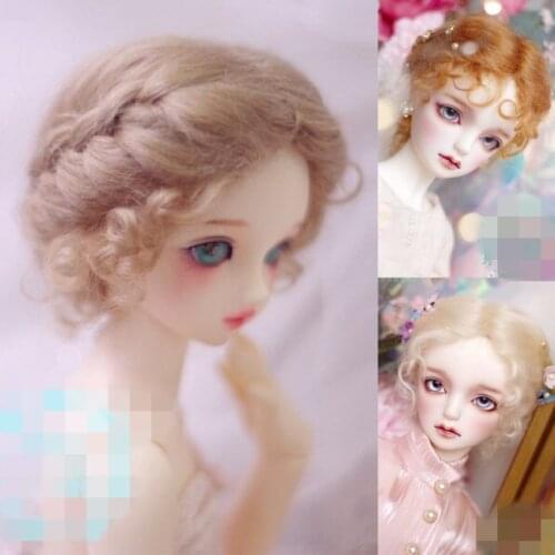 BJD Doll Wig 1-3 1-4 1-6 size Mohair wig and hair doll accessories