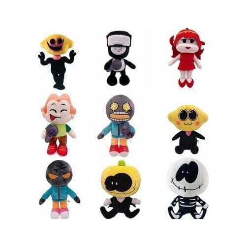 Anime Friday Night Funkin Plush Toy Cute Spooky Month Skid Pump Stuffed Dolls Children Gift