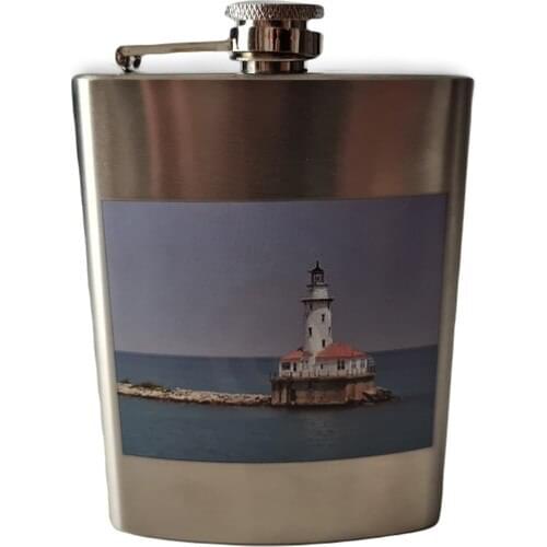 T-Burner Steel Pocket Flask 7 Self Landscape