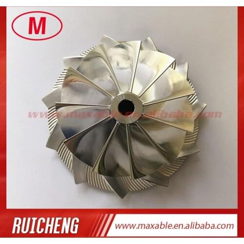 T51 70.34/93.96mm 11+0 blades high performance turbocharger billet/milling/aluminum 2618 compressor wheel for Racing