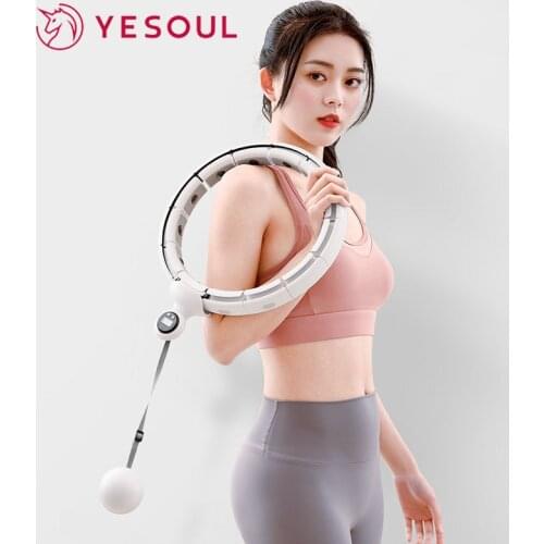YESOUL Smart Sport Hoops Abdominal Thin Waist Exercise Adjustable Massage Hoops Fitness Equipment Gym Home Training Weight Loss