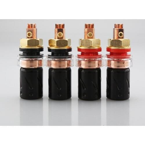 Viborg BP603 Pure Copper Speaker Terminal Binding Post Socket hifi speaker binding post