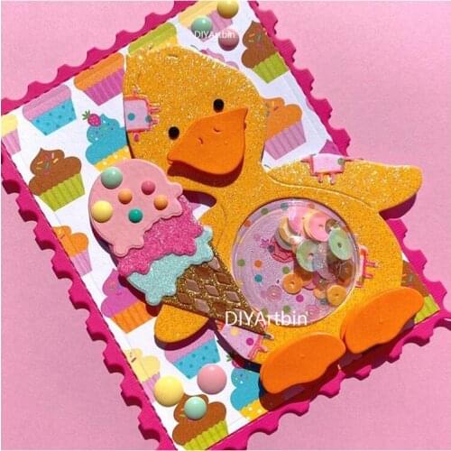 Birthday Animal Cutting Dies Layering Die Photo AlbumScrapbooking Fustelle Stencil Craft Dies Natal Sti