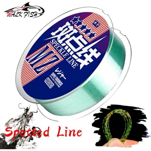 WALK FISH 200m Thread Speckle Line Invisible Fishing Line Nylon Fishing Line Spotted Line Super Strong Fly Fishing Line