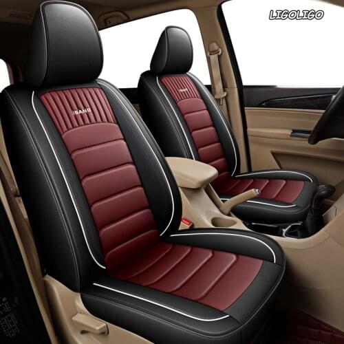 LIGOLIGO 1 PCS car seat cover For Dodge Journey Caliber Avenger Challenger Charger am 1500 accessories covers for vehicle seats