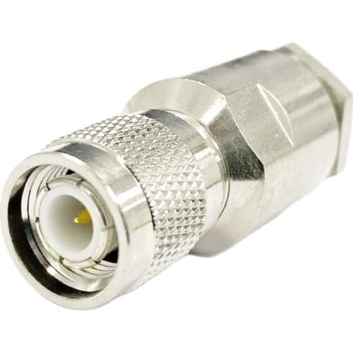 1pc TNC Clamp Plug Male RF Coax Connector For LMR400 RG8 RG213 cable straight Wholesale Fast Shipping