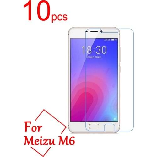 10pcs Ultra Clear/Matte/Nano anti-Explosion LCD Screen Protector Film Cover For Meizu meilan M6/M6 note Protective Film + cloth