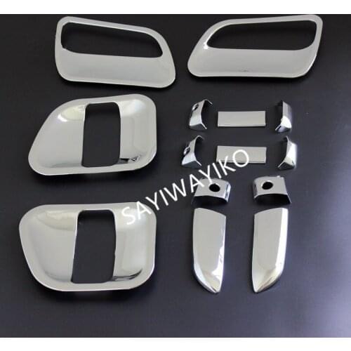 Abs chrome side door handle protector parts accessories for Toyota Hiace Commuter 2005-2008 2009 2010 2012 2014 2016 2018