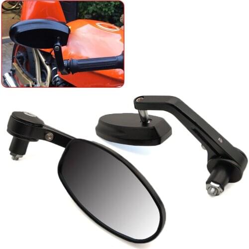 22mm Motorcycle Aluminum Rear View Handle Bar End Side Rearview Mirrors For Honda CBF1000 CBF600 VT1100 GROM MSX125 msx 125