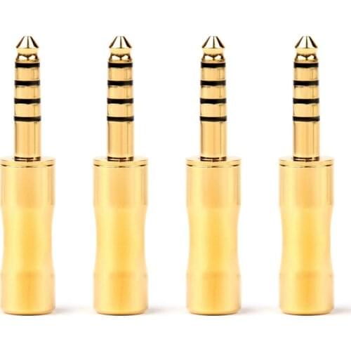 Artudatech 4PCS 4.4mm Headphone Earphone DIY Plug Adapter For Sony PHA-2A TA-ZH1ES NW-WM1Z NW-WM1A Jack Parts