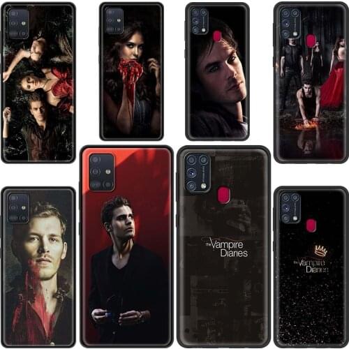 Vampire Diaries Cover For Samsung Galaxy M31s M31 Prime M51 M21 M11 M01 F41 A9 A7 2018 Fundas Black TPU Cases Shell
