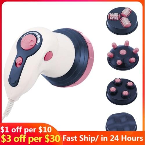 Infrared Electric Body Massager Slimming 4 in 1 Full Body Anti-cellulite Machine Massage Roller For Losing Weight Relax Tools