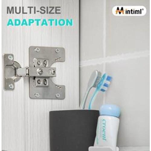 Hinge Repair Plate Stainless Steel Hinge Installation Fixing Plate Cabinet Furniture Door Hinges Scharnier-Reparatur Platte