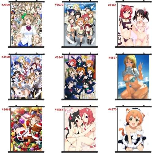 Love Live! Anime manga wall Poster Scroll CD