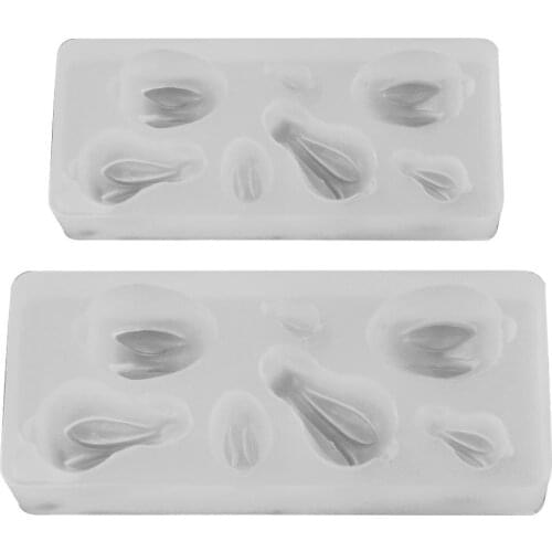 Handmade Cute 3D Rabbit Pendant Silicone Resin Casting Mold Bunny Rabbit Epoxy Resin Mold Jewelry Making Tools Art Craft