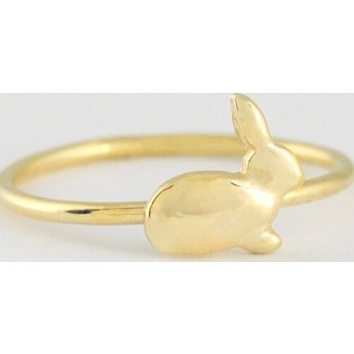Three-dimensional Bunny Ring Rings For Women