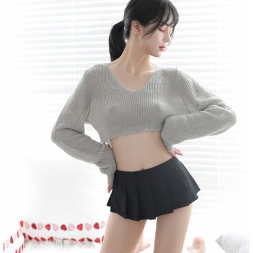 Low Rise Ruffled Mini Skirt Micro Sexy Pleated Skirt Nightclub Erotic Party Allure Porno Girl Skirt Women Mini Kawaii Cute Skirt