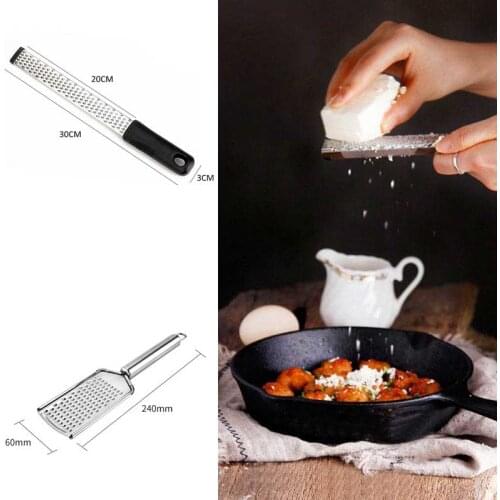 Multi-purpose Stainless Steel Lemon Zester Cheese Grater Durable Portable Vegetable Fruit Peeler Chocolate Cutter Dessert Tool