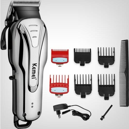 Powerful professional hair clipper for men rechargeable electric cutter hair cutting machine haircut barber tool corded/cordless