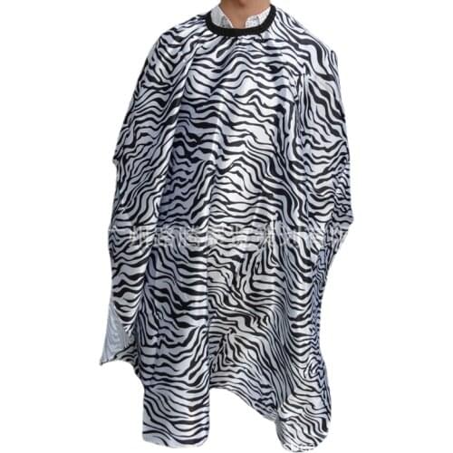 Zebra Printing Hair Cutting Cape For Adult Salon Hairdressing Cape Barbershop Hair Cape Hairdresser Hair Wrap Barber Accessories