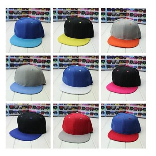 2 Tone Blank Plain Snapback Hats Adjustable Bboy Baseball Cap Unisex Mix Color Mix Order Free Shipping 001