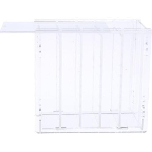 Clear Acrylic Eyelash Extensions Display Stand False Fake Lash Storage Case