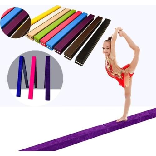 Reedow Folding Non-Slip Gymnastics Beam for kids Home Balance Training Gym Equipment 7 Feet Balance Beam For Trumbling
