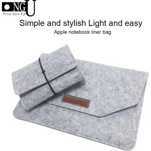 Laptop Bag Soft Business Wool Felt Sleeve Bag Case For Apple Macbook Air 11 Notebook Case Cover for All laptop 11 inch