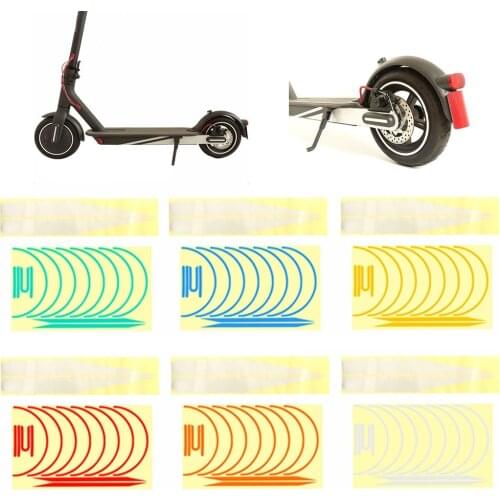 Body Warning Stickers For XiaoMi M365 Pro 1S Pro 2 Electric Scooter Reflective Sticker Cover Set Waterproof Hoverboard Accessory