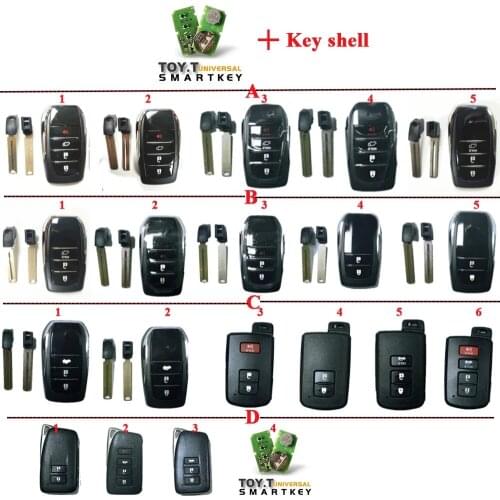 [In Stock] Xhorse XM Series T-oyota 4D 8A Smart PCB XSTO00EN for VVDI2, Mini Key Tool, Key Tool Max, VVDI Key Tool Plus