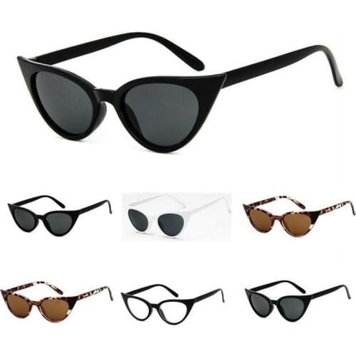 Womens Classic Cat Eye Sunglasses Vintage Retro Sunglasses Fashion Designer Glasses