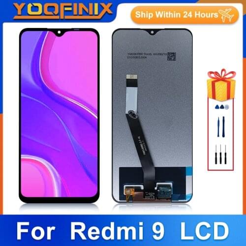 6.53"Original For Xiaomi Redmi 9 LCD Display Digitizer Assembly Replacement Parts For Redmi 9 Display M2004J19G M2004J19C LCD