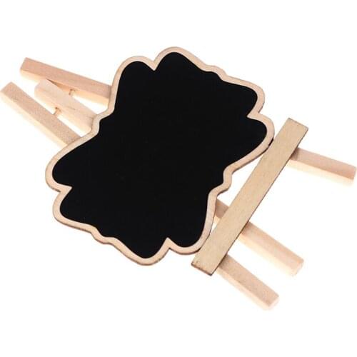 1pc 1:12 1/6 Wooden Mini Chalkboard Model Dollhouse Miniatures Accessories DIY Childrens Room Accessories Small Blackboard