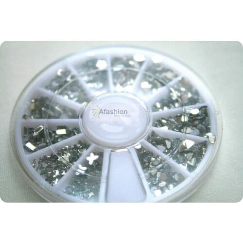 10pcs of 12 Types Acrylic 3D Nail Art Sticker Decoration for Nails tools acrylic Design tools free shipping