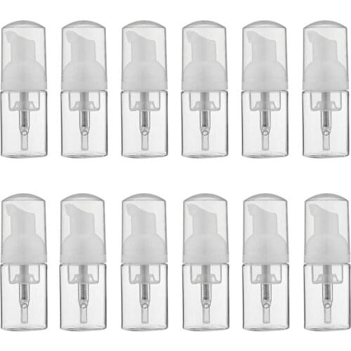 100pcs/lot 30ml 1OZ Home Use Transparent/Clear Plastic Hand Washing Soap Liquid Bottle, Foamer pump bottle for lotion