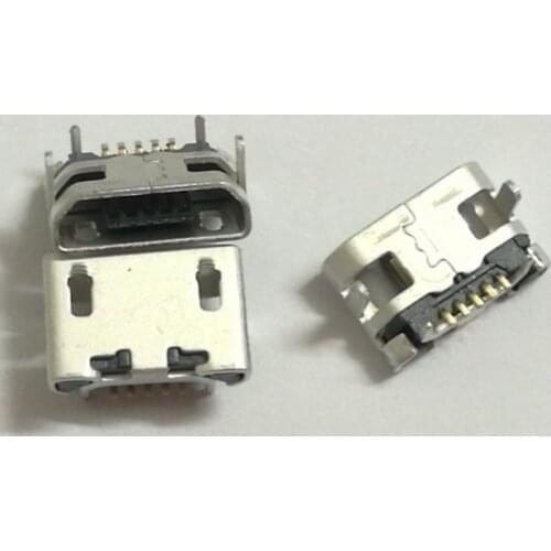 50pcs/lot Micro Usb Connector Charging Port For ASUS Memo Pad 7 ME170C K017 for Lenovo IdeaTab A2109A