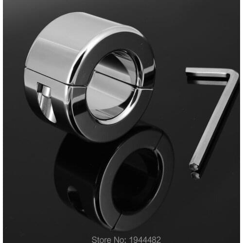 600g Stainless Steel Scrotum Ring Metal Locking Cock Ring CBT Ball Stretchers Perfect Scrotum Stretchers Ball Weights For Penis