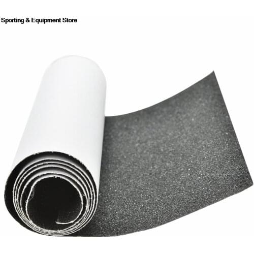 81cm * 22cm Perforated Skateboard Deck Grip Tape Skateboard Sand Paper Tape Griptape Black Skate Scooter Sandpaper Sticker 1PC