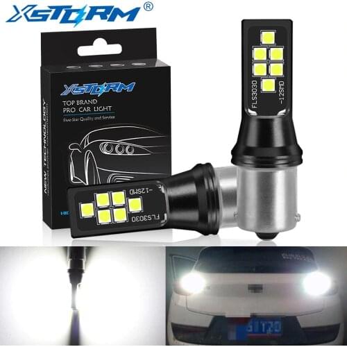 2Pcs 1156 BA15S P21W LED BAU15S PY21W LED 1157 BAY15D P21/5W R5W Auto Light Bulbs Car Turn Signal Lamp White Yellow Red 12V 24V