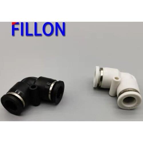 Pneumatic PV4 -16 L Type elbow fitting Plastic Pipe Connector quick fitting 2-way elbow connector pneumatic fittings 4mm 6mm