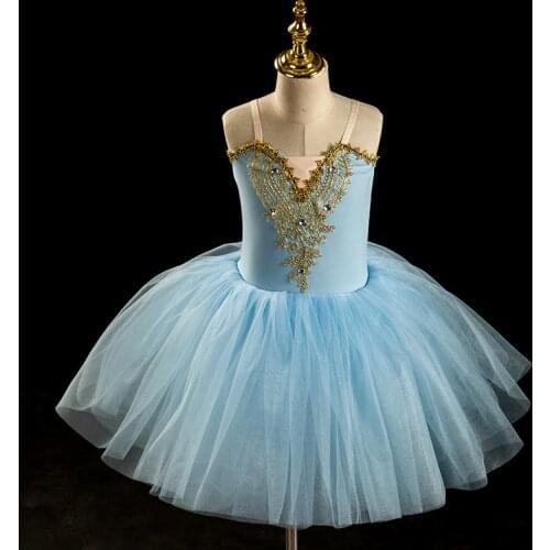 Long Ballet Dress Girls Child Kids Ballerine Femme Leotard Ballet Tutu For Adults Women Swan Lake Ballet Costume Dance 4 Layers