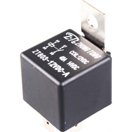 EE support Automotive Truck Alarm 12V 12 Volt DC 40A AMP SPST Relay 4Pin 4P Car Styling