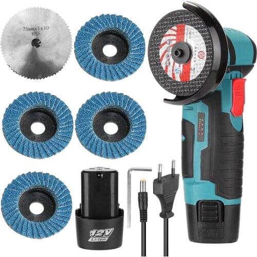 19500rpm Electric Grinding Tool Electric Angle Grinder Multifunctional Cutter for Cutting Polishing Ceramic Tile Wood Stone