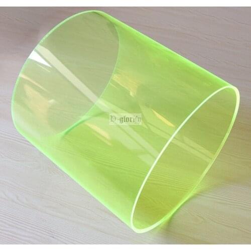 16X14 Inch Drum Body Arylic Drum Shells Undrilled No Hole with 45 Degree Bearing Edge 6 Mm Thickness Blue White Red Transparent